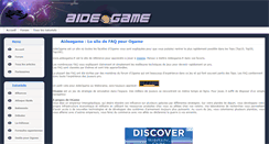 Desktop Screenshot of aideogame.fr